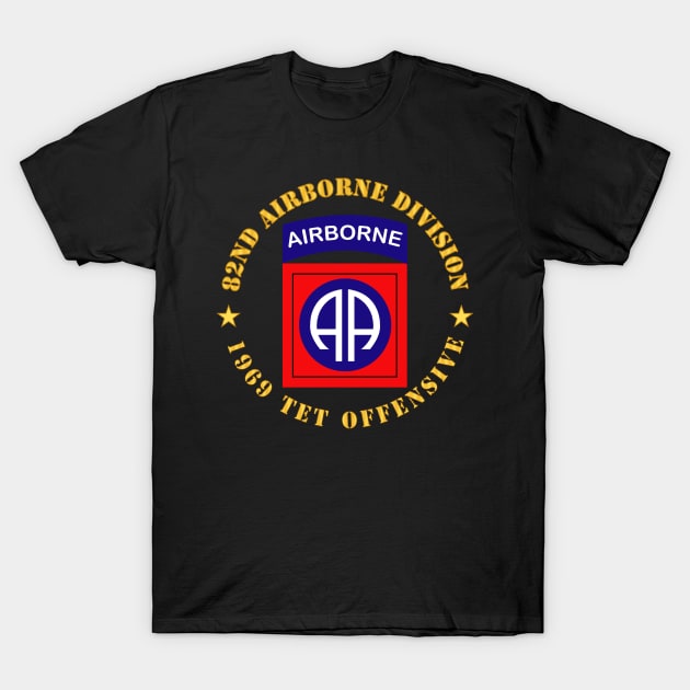 82nd Airborne Division - 1969 Tet Offensive T-Shirt by twix123844